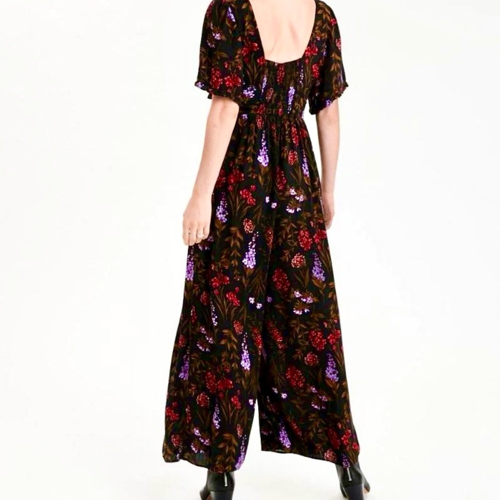 American Eagle Outfitters Black Floral Maxi Dress